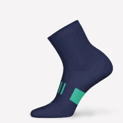 LotX2 De Chaussettes Running Confort Enfant - KIPRUN 500 Mid Marine Et Rayé Vert -Sport Vêtements Magasin lotx2 de chaussettes running confort enfant kiprun 500 mid marine et raye vert 8
