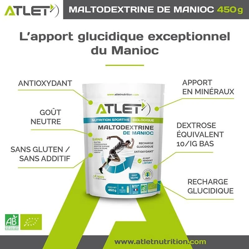 Maltodextrine De Manioc (boisson énergétique Goût Neutre) 2 Maltodextrine De Manioc (boisson énergétique Goût Neutre) – Image 2