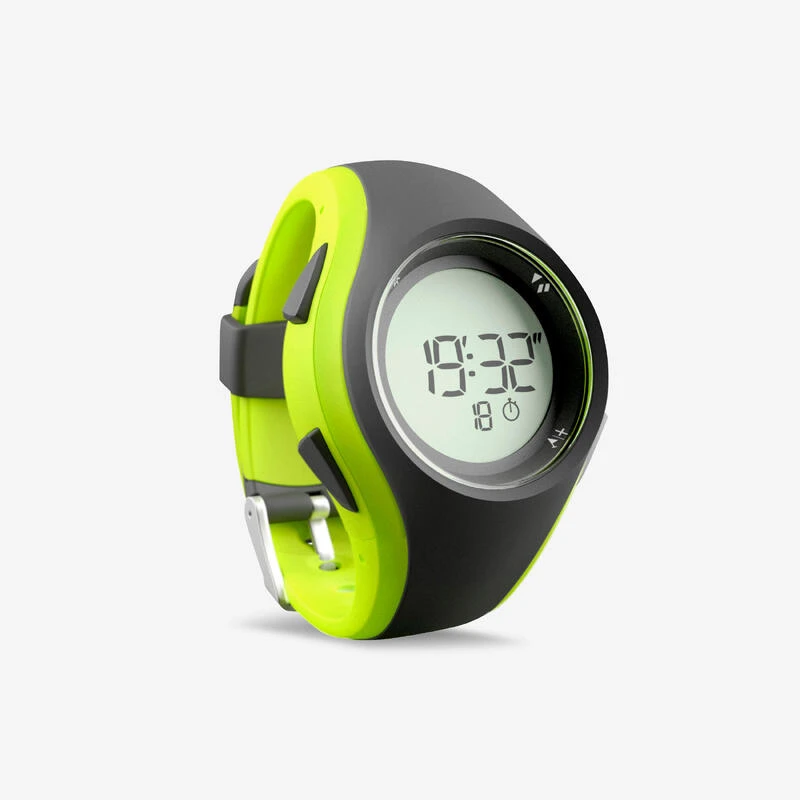 Kalenji Montre Chronomètre De Course à Pied W200 M Grise Jaune 1 Kalenji Montre Chronomètre De Course à Pied W200 M Grise Jaune