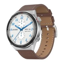 Montre Connectée Maverick En Cuir Marron -Sport Vêtements Magasin montre connectee maverick en cuir marron 3
