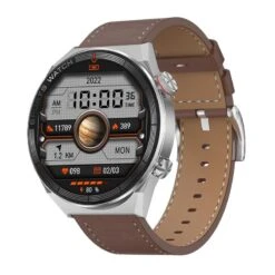 Montre Connectée Maverick En Cuir Marron -Sport Vêtements Magasin montre connectee maverick en cuir marron 4
