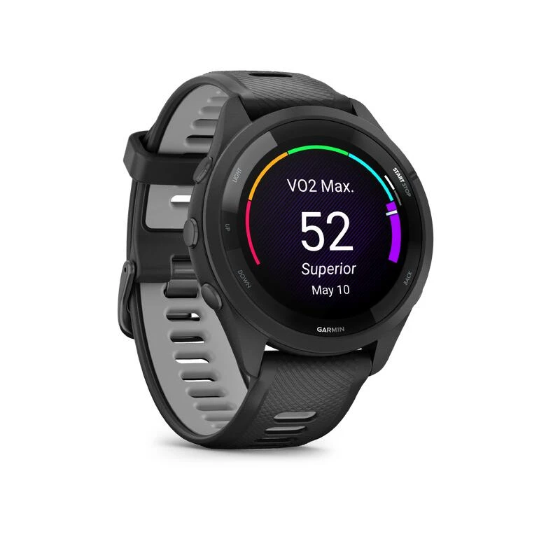 MONTRE CONNECTÉE MULTISPORT GPS CARDIO - GARMIN FORERUNNER 265 MUSIC NOIRE 3 MONTRE CONNECTÉE MULTISPORT GPS CARDIO - GARMIN FORERUNNER 265 MUSIC NOIRE – Image 3