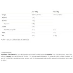 Overstims Barre Origin' Bar Cranberrie Myrtille - 4x40g -Sport Vêtements Magasin overstims barre origin bar cranberrie myrtille 4x40g 2