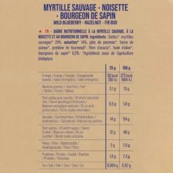 Pack X20 Barres Nutritionnelles Myrtille-Noisette-Bourgeon De Sapin 7 Pack X20 Barres Nutritionnelles Myrtille-Noisette-Bourgeon De Sapin -Sport Vêtements Magasin pack x20 barres nutritionnelles myrtille noisette bourgeon de sapin 2