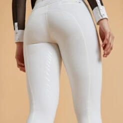 Pantalon De Concours équitation Classic Grip Femme - 900 Blanc -Sport Vêtements Magasin pantalon de concours equitation classic grip femme 900 blanc 6