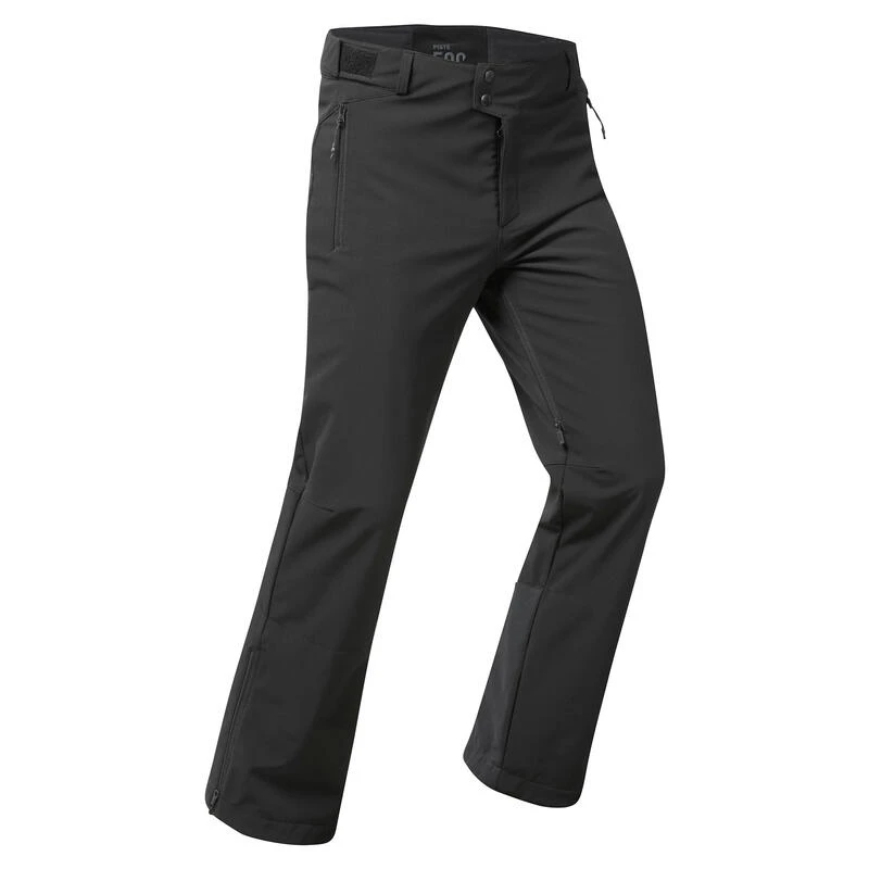 WEDZE PANTALON DE SKI SOFTSHELL HOMME - 500 - NOIR 2 WEDZE PANTALON DE SKI SOFTSHELL HOMME - 500 - NOIR – Image 2