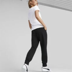 Pantalon De Survêtement Essentials Femme PUMA Black -Sport Vêtements Magasin pantalon de survetement essentials femme puma black 4