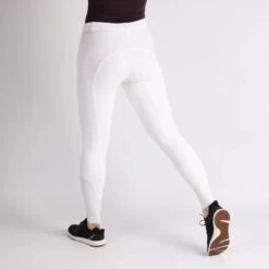 Pantalon D'équitation Annika Fond Silicone Horka Blanc