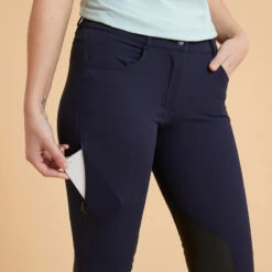 Pantalon équitation Basanes Agrippantes Femme - 500 Marine 9 Pantalon équitation Basanes Agrippantes Femme - 500 Marine -Sport Vêtements Magasin pantalon equitation basanes agrippantes femme 500 marine 3