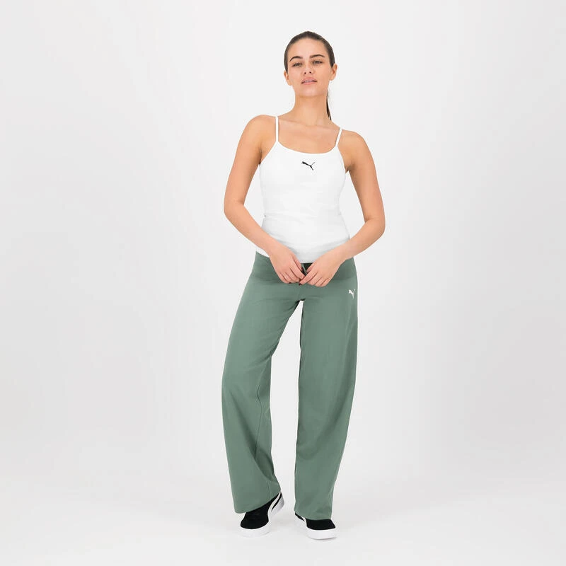 Pantalon Jogging Fitness PUMA Vert Femme 2 Pantalon Jogging Fitness PUMA Vert Femme – Image 2