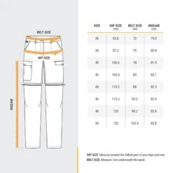 Pantalon Modulable De Trek Voyage - TRAVEL 100 Denim Bleu Femme -Sport Vêtements Magasin pantalon modulable de trek voyage travel 100 denim bleu femme 3