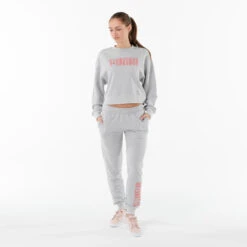 Pantalon PUMA Fitness Slim Coton Gris Femme -Sport Vêtements Magasin pantalon puma fitness slim coton gris femme 5