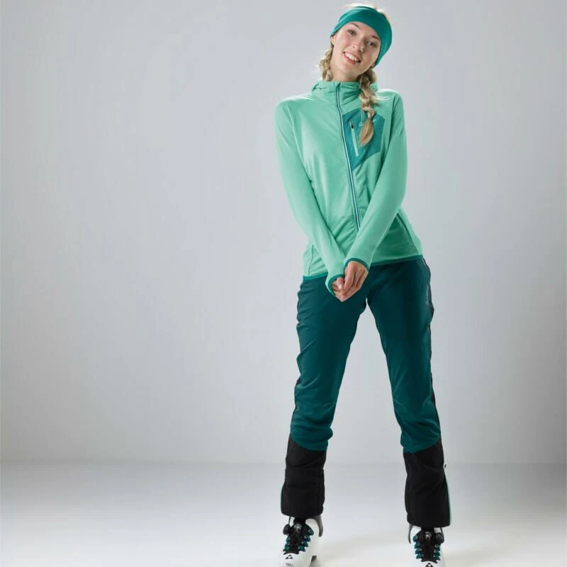 Loeffler Pantalons De Randonnée Pour Femme W Touring Pants Pace WS Light Teal-Green Blue 3 Loeffler Pantalons De Randonnée Pour Femme W Touring Pants Pace WS Light Teal-Green Blue – Image 3