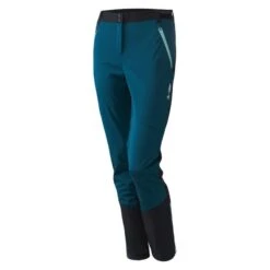 Loeffler Pantalons De Randonnée Pour Femme W Touring Pants Pace WS Light Teal-Green Blue