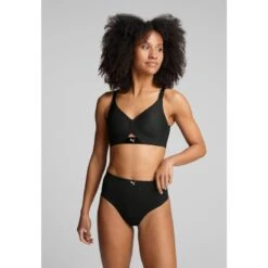 PUMA Haut De Sport Rembourré Pour Femme Noir