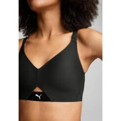 PUMA Haut De Sport Rembourré Pour Femme Noir -Sport Vêtements Magasin puma haut de sport rembourre pour femme noir 3
