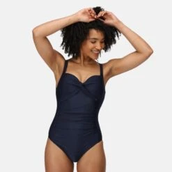 Regatta Sakari Maillot De Bain Pour Femme - Marine -Sport Vêtements Magasin sakari maillot de bain pour femme marine 4
