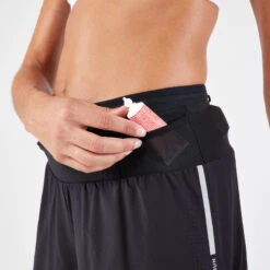 Short 2 En 1 Running Longue Distance Femme - KIPRUN Run 900 Ultra Noir -Sport Vêtements Magasin short 2 en 1 running longue distance femme kiprun run 900 ultra noir 3