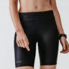 Kalenji Short Cycliste Running Femme - KIPRUN Run 100 Noir
