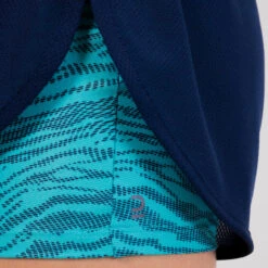 Short De Running Et D'athlétisme Pour Fille AT 500 2 En 1 Marine Vert -Sport Vêtements Magasin short de running et dathletisme pour fille at 500 2 en 1 marine vert 4