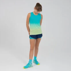 Short De Running Et D'athlétisme Pour Fille AT 500 2 En 1 Marine Vert -Sport Vêtements Magasin short de running et dathletisme pour fille at 500 2 en 1 marine vert 8
