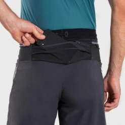 SHORT DE TRAIL RUNNING BAGGY HOMME GRIS FONCE -Sport Vêtements Magasin short de trail running baggy homme gris fonce 3