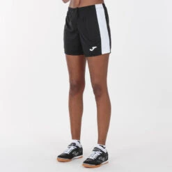 Short Femme Joma Maxi Noir Blanc -Sport Vêtements Magasin short femme joma maxi noir blanc 3