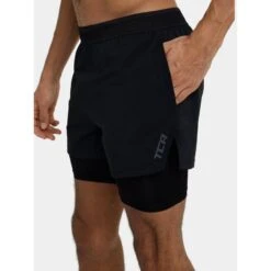 Short Léger Flyweight 2 En 1 Avec Poches à Fermeture Éclair Pour Hommes -Sport Vêtements Magasin short leger flyweight 2 en 1 avec poches a fermeture eclair pour hommes 2