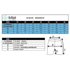 Short Running 2 En 1 Femme Kilpi BERGEN-W -Sport Vêtements Magasin short running 2 en 1 femme kilpi bergen w 2