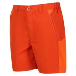 Regatta Short SORCER MOUNTAIN Enfant (Rouge Orangé / Orange Flamboyant) -Sport Vêtements Magasin short sorcer mountain enfant rouge orange orange flamboyant 3
