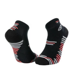 BV Sport Socquettes TRAIL ELITE Noir-corail