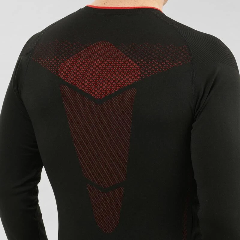 SOUS-VÊTEMENT DE SKI DE FOND THERMIQUE 900 HOMME - NOIR ROUGE 6 SOUS-VÊTEMENT DE SKI DE FOND THERMIQUE 900 HOMME - NOIR ROUGE – Image 6