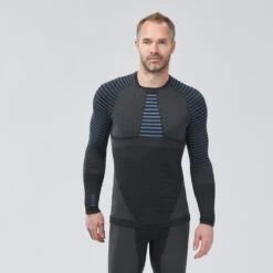 WEDZE Sous-vêtement De Ski Homme Seamless BL 980 Haut - Bleu / Gris -Sport Vêtements Magasin sous vetement de ski homme seamless bl 980 haut bleu gris 7
