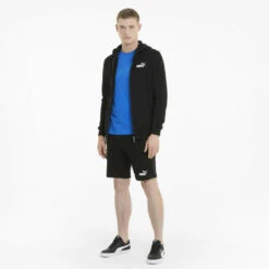 Sweat à Capuche à Fermeture Zippée Intégrale Essentials Logo Homme PUMA Black -Sport Vêtements Magasin sweat a capuche a fermeture zippee integrale essentials logo homme puma black 3