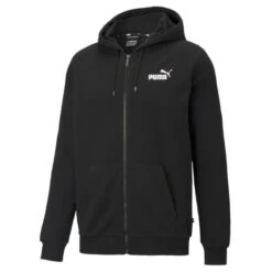 Sweat à Capuche à Fermeture Zippée Intégrale Essentials Small Logo Homme PUMA