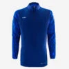 Kipsta Sweat De Football 1/2 Zip VIRALTO LETTERS Marine Et Bleu