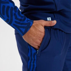 Kipsta Sweat De Football 1/2 Zip VIRALTO LETTERS Marine Et Bleu -Sport Vêtements Magasin sweat de football 12 zip viralto letters marine et bleu 7