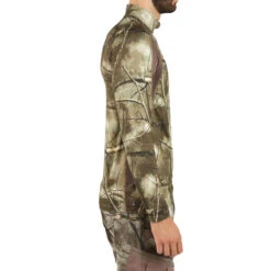 T-SHIRT CHASSE MANCHES LONGUES SILENCIEUX RESPIRANT 500 CAMOUFLAGE TREEMETIC -Sport Vêtements Magasin t shirt chasse manches longues silencieux respirant 500 camouflage treemetic 5