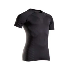 T-shirt De Running Sans Couture Homme - KIPRUN Run 500 Confort Skin Noir -Sport Vêtements Magasin t shirt de running sans couture homme kiprun run 500 confort skin noir 3