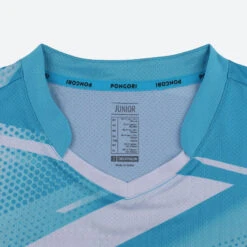T-shirt De Tennis De Table TTP 560 Enfant Bleu Blanc -Sport Vêtements Magasin t shirt de tennis de table ttp 560 enfant bleu blanc 2