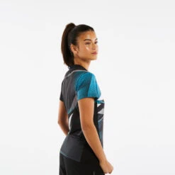 T-shirt De Tennis De Table TTP560 Femme Noir Bleu 10 T-shirt De Tennis De Table TTP560 Femme Noir Bleu -Sport Vêtements Magasin t shirt de tennis de table ttp560 femme noir bleu 4