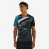 T-shirt De Tennis De Table TTP560 Homme Noir Bleu