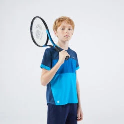 Artengo T-shirt De Tennis Garcon - TTS Dry Bleu -Sport Vêtements Magasin t shirt de tennis garcon tts dry bleu 3
