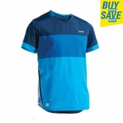 Artengo T-shirt De Tennis Garcon - TTS Dry Bleu -Sport Vêtements Magasin t shirt de tennis garcon tts dry bleu 4