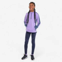T-Shirt Manches Longues Chaud Avec Zip Fille-KIPRUN WARM+ 500 Mauve Gris 12 T-Shirt Manches Longues Chaud Avec Zip Fille-KIPRUN WARM+ 500 Mauve Gris -Sport Vêtements Magasin t shirt manches longues chaud avec zip fille kiprun warm 500 mauve gris 2