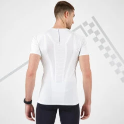 T-SHIRT RUNNING HOMME RESPIRANT KIPRUN SKINCARE BLANC -Sport Vêtements Magasin t shirt running homme respirant kiprun skincare blanc 2