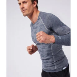 T-shirt Technique Toucher Frais Protection UV Col Rond ML Homme-CLIMATYL