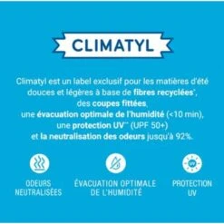 T-shirt Technique Toucher Frais Protection UV Col Rond ML Homme-CLIMATYL 11 T-shirt Technique Toucher Frais Protection UV Col Rond ML Homme-CLIMATYL -Sport Vêtements Magasin t shirt technique toucher frais protection uv col rond ml homme climatyl 5