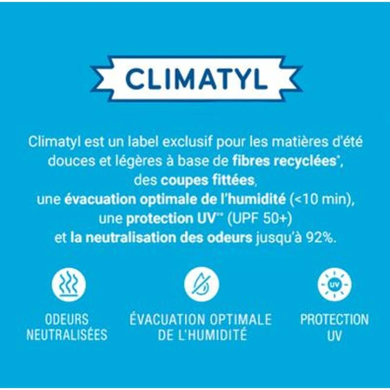 T-shirt Technique Toucher Frais Protection UV Col Rond ML Homme-CLIMATYL 6 T-shirt Technique Toucher Frais Protection UV Col Rond ML Homme-CLIMATYL – Image 6