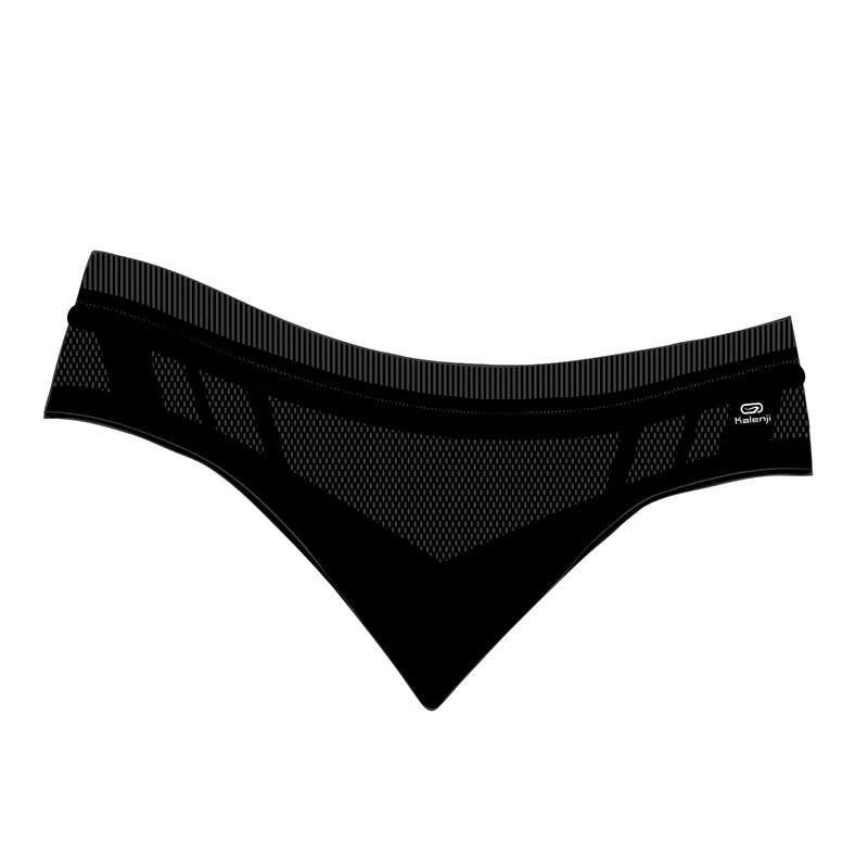 Kalenji Tanga Sans Coutures Femme - Noir 2 Kalenji Tanga Sans Coutures Femme - Noir – Image 2